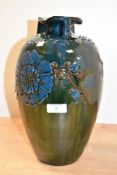 A fine and attractive studio pottery ovoid vase signed by Sir Edmund Elton, known as Elton Ware Sun