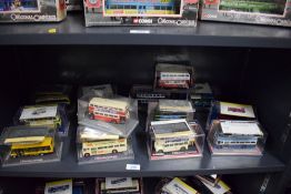 Fourteen Corgi Original Omnibus Limited Edition die-cast Buses, Ribble Evening Post, Southdown