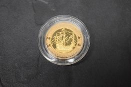 A Royal Mint Limited Edition 2011 Mary Rose Two Pound Gold Proof Coin, in plastic capsule with