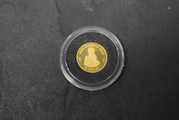 A Westminster Mint 1997 Queen Elizabeth II Death of Princess Wales Gold Twenty Dollar Coin, in