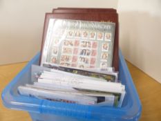 GB 2000's-13 COLLECTION OF APPROX 225 PRESENTATION PACKS IN 3 VOLUMES + LOOSE Fine collection of