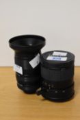 Two TV Zoom lenses. A Takumar 12-72mm f1.4 lens, very rare and an unbranded 12.5-50mm f1.8.
