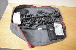 A pair of Slimline halogen display lights