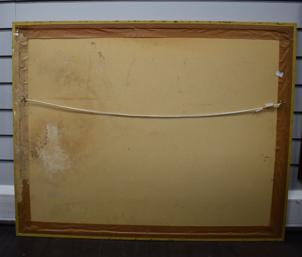 Artist unknown, an interesting 20th century watercolour, thought to be a Taiwan/Taipei Temple with - Image 4 of 4