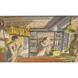 After Edward Bawden (British 1903-1989) a group of eight coloured lithographic prints, taken from '