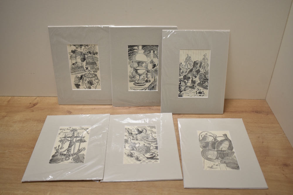 After Edward Bawden (British 1903-1989) a group of eight coloured lithographic prints, taken from ' - Image 3 of 3