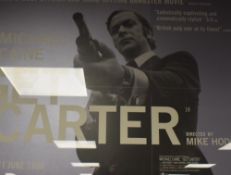 'Get Carter' 1999 a framed British Film Institute re-release movie poster, featuring iconic image of