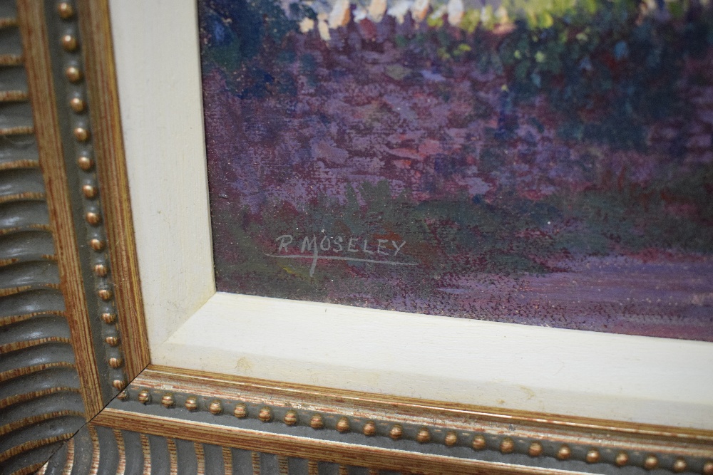 *Local Interest* Ron Moseley (British 1931) oil on canvas 'The Langdale Road', a Lake District - Image 4 of 6