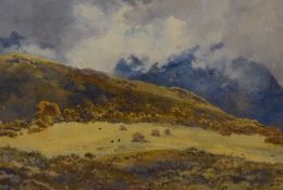 *Local Interest* Herbert Coutts (British 1851 - 1921) watercolour, a lake district scene depicting a