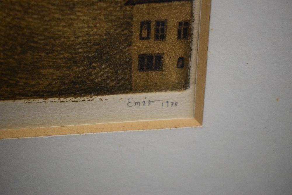 After Emir Dragulj (Bosnian 1939 - 2002) Aquatint/etching 'La Nuit' an interesting scene depicting a - Image 4 of 8