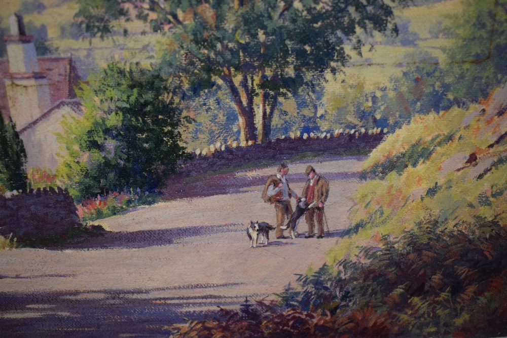 *Local Interest* Ron Moseley (British 1931) oil on canvas 'The Langdale Road', a Lake District - Image 3 of 6