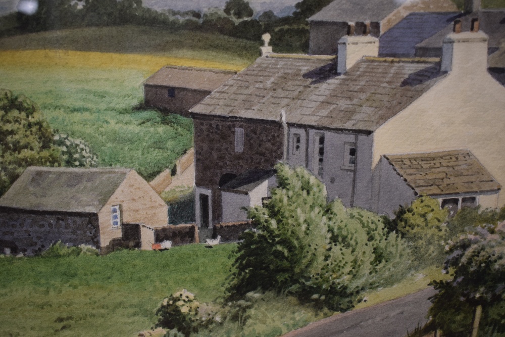 *Local Interest* Geoffrey H Pooley (British 1908 - 2006) Watercolour 'Tearnside and Ingleborough', a - Image 3 of 6