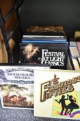 A collection of assorted vinyl record boxed sets including The Fabulous Fifties, Festival of Light