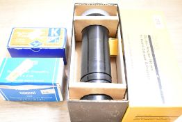 Kodak Lens 180mm Procolar for Carousel S-Projector, sold alongside, Rowi transparency cover
