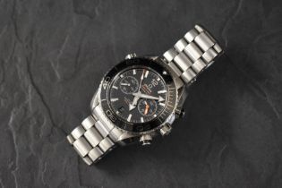 An Omega Seamaster Planet Ocean 600M Professional Co-Axial Master Chronometer, the black dial having