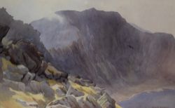 *Local Interest* Edward G Hobley (British 1866 - 1916) Watercolour, three depictions of Helvellyn