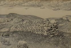 *Local Interest* Alfred Wainwright (British 1907 - 1991) Original pen and ink sketch 'The Celtic