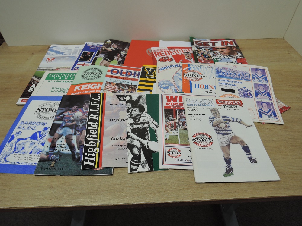 Rugby Programmes, 1988 Scotland V Australia Rugby Union, Rugby League 1979 Leigh V St Helens bearing - Image 2 of 5