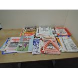 Scottish Football Programmes and Scottish 38 Club Certificate numbered 14,1980's and later including