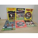FKS Soccer Stars Picture Stamp Books and Panini Sticker Book, FKS1973/74 appears complete, most