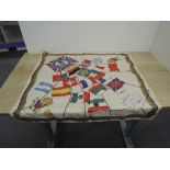 1966 World Championship Jules Rimet Cup, World Cup Willie Silk Head Scarf showing flags of the