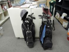 Modern Mizuno and Taylor Made Golf Irons and RAM, Wilson and similar Woods all in a Taylor Made