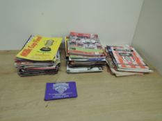 Sunderland AFC Matchday Programmes, 1980's to 00's, includes Milk Cup Final V Norwich City 1985,