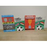 World Cup Programme and International Programmes, 1970 Mexico, 1975 England V Scotland, 1976 England