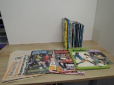 Football related Books, Annuals and Magazines including One Step Ahead by Duncan McKenzie,