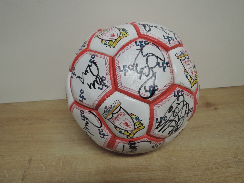 Circa 1994 Liverpool FC Football bearing many signatures believed to be from the players at the - Image 3 of 3