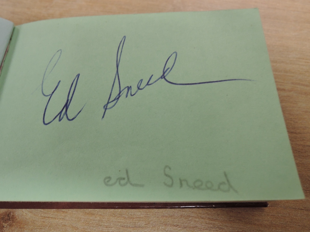 Golf Players Autograph Album, including Gary Nickolas, Seve Ballesteros, John Morgan, ED Sneed, Nick - Image 9 of 31