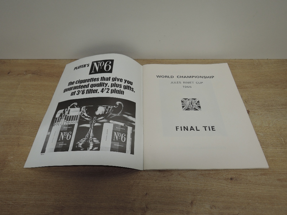 World Championship Jules Rimet Cup Final 1966 Souvenir Programme, England V West Germany, appears - Image 2 of 3