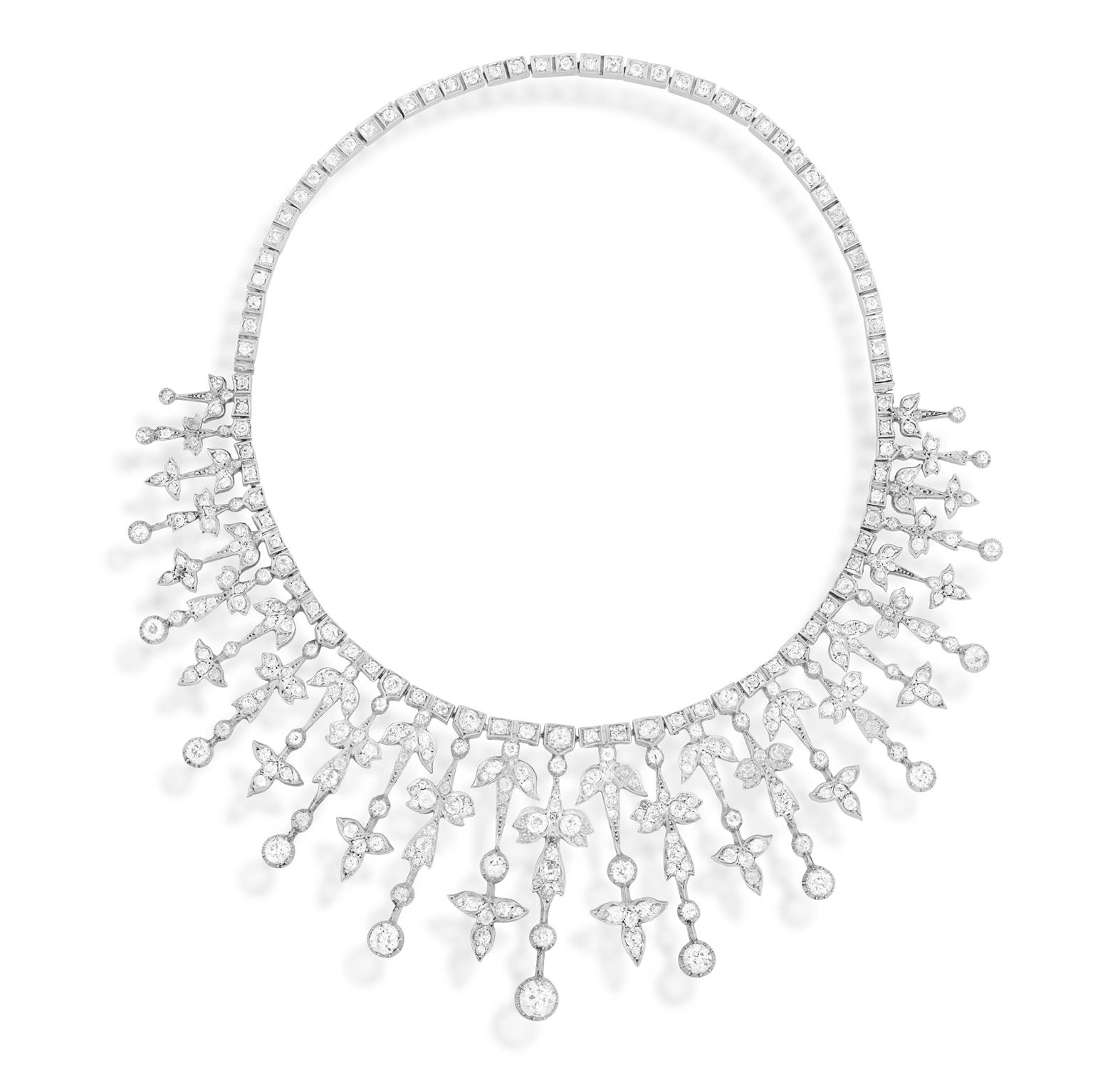 A LATE 19TH CENTURY DIAMOND TIARA/NECKLACE, CIRCA 1890 Designed as a series of graduated - Image 4 of 9