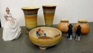 Early 20thC decorative ceramics: to include examples by Beswick; Royal Doulton; Shelley; and a