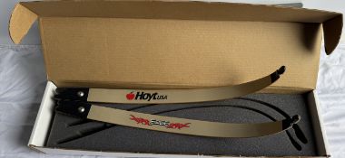 A pair of Hoyt edge recurve limbs,