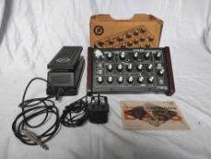 A Moog Minitaur Bass Synth and Moog Expression Pedal,