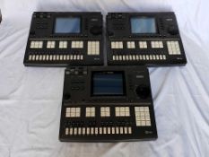 3 Yamaha QY700 Music Sequencers CONDITION REPORT: This lot comes with one owners