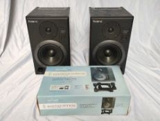 Roland DS-5 Biamp Monitors and Iso Aoustics ISO L8R 155 Stands CONDITION REPORT: