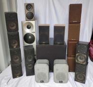 Collection of various speakers 2 x Technics SB-F3,