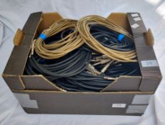 A quantity of branded guitar/ instrument cables - Various guitar/ instrument cables including: