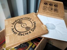 A Collection of Vinyl Records and Protective Inner Sleeves, twenty five Records,