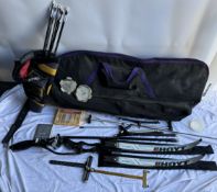 A Hoyt recurve bow with a Helix handle and a pair of Hoyt 900CX Competition limbs,