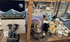 The Tudor Mint, The Celtic Legend, number 353 of 1250, together with a Spellbound figure,