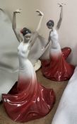 A pair of Lladro figures of Spanish Flamenco dancers,