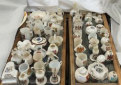 Assorted crested wares including Goss etc