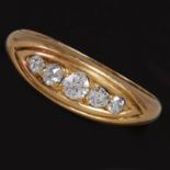 EDWARDIAN 5-STONE DIAMOND RING