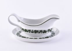 Butterschiffchen mit Unterteller Meissen