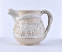 seltener Krug aus Staffordshire- Chrysanthemum um 1810/30