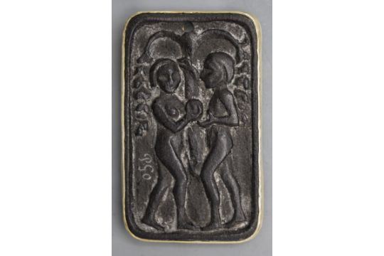 Paul Gauguin (1848-1903), Relief 'Sündenfall (Adam und Eva), wohl