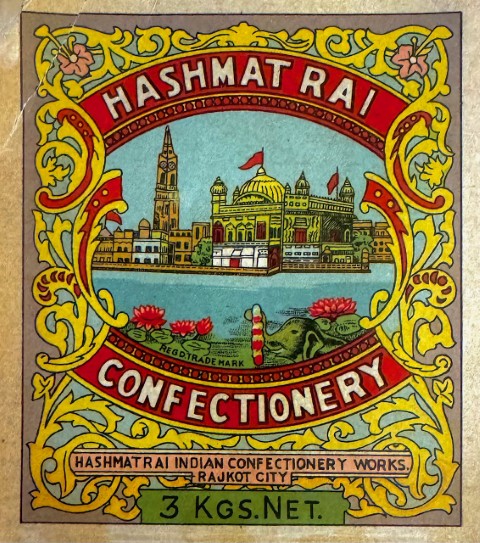 INDIA - PUNJAB - Original Early- Mid 1900s Pair of vintage Chromolithographed Sikh related Indian